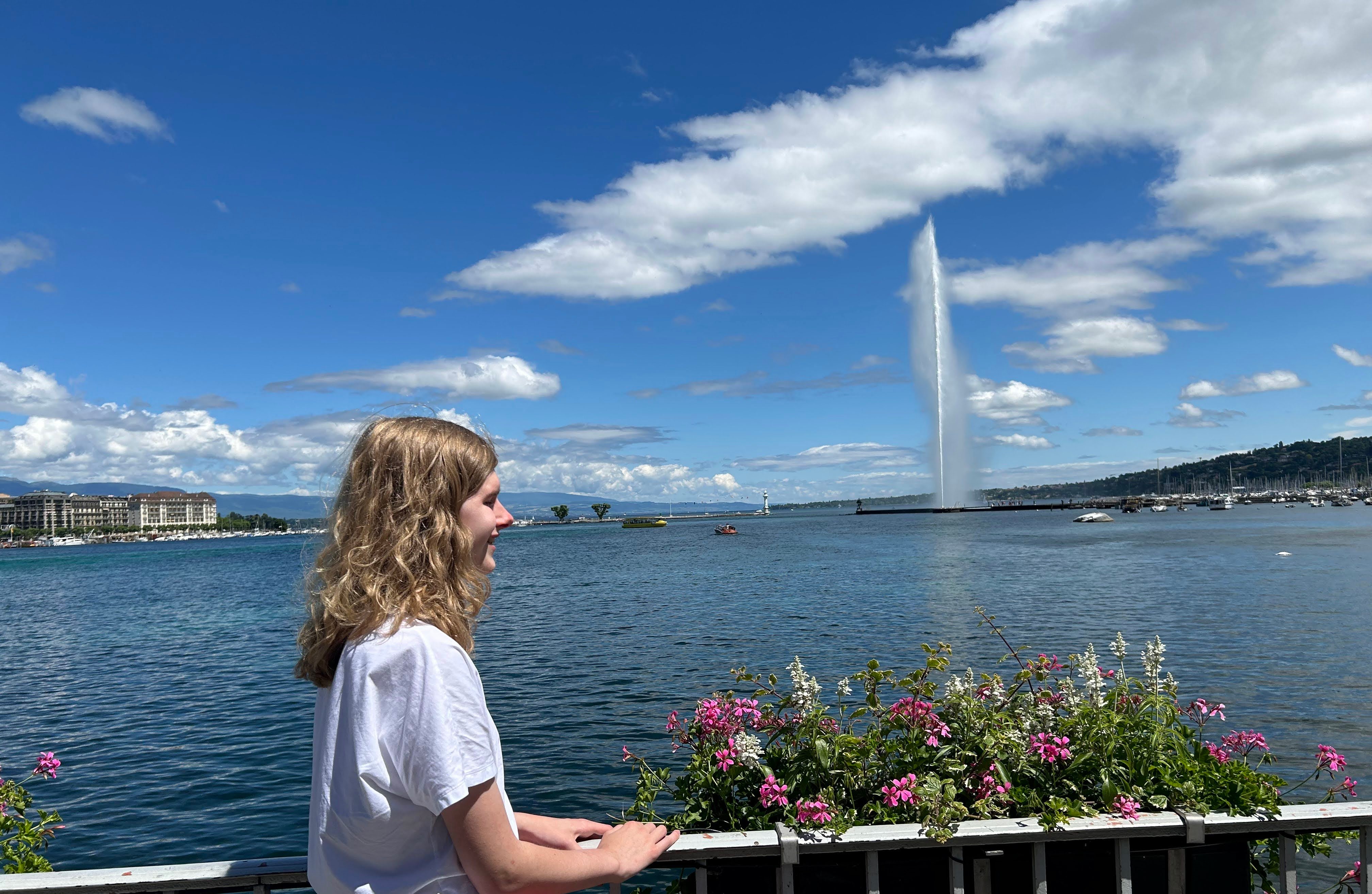 Jet d'Eau fountain, Geneva, Switzerland