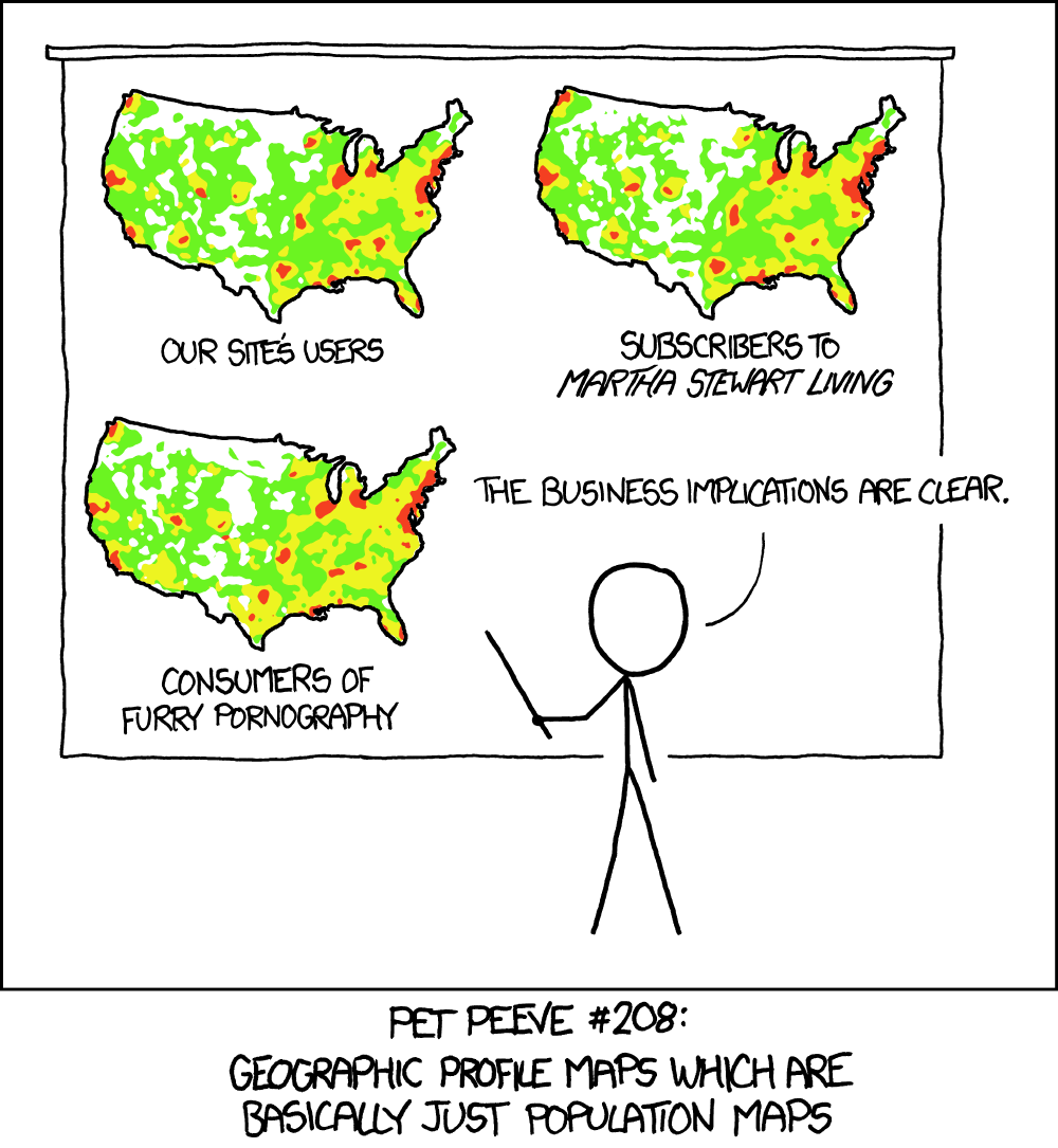 xkcd comic about geographic profile maps